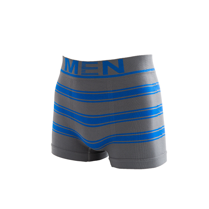 [Source Factory] Foreign Trade Explosion Seamless Knitting Men Polyester High Temperature Dyeing Men's Underwear Mixed Color Simple Outfit 1 Specification drawing