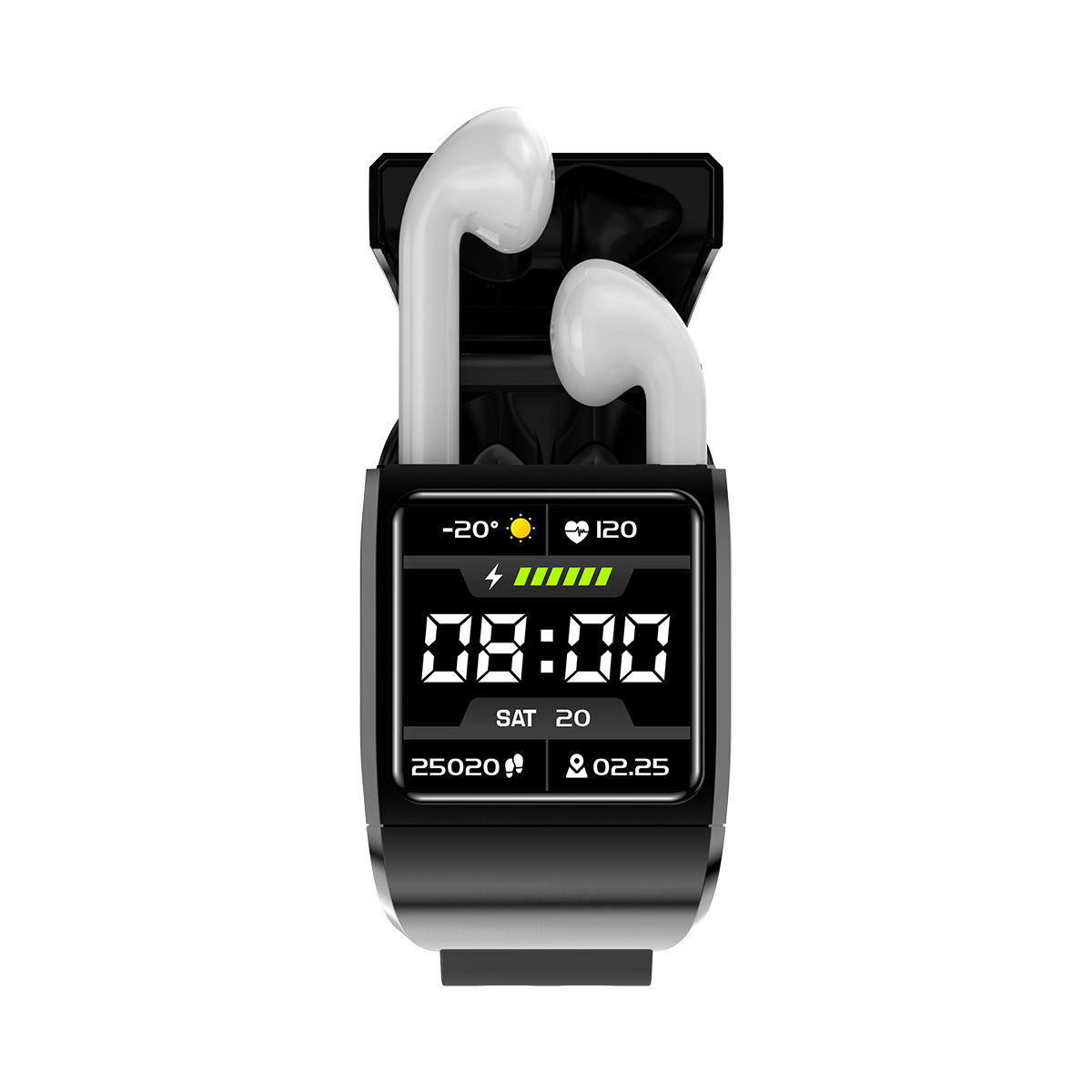 G36pro smartwatch TWS bluetooth auriculares 2 en 1 medidor paso frecuencia cardíaca monitor de salud a prueba de agua todo el tacto details Picture