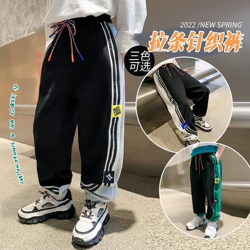 Ropa de niño niño otoño pantalones primavera/otoño nuevo 2022 niños pantalones de deporte pantalones de guardia de calle frito niño grande otoño moda Application Scenario
