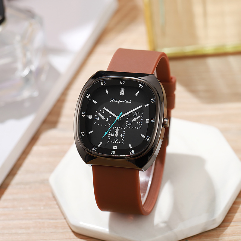 Shangmei's new cross-border women's watch with silicone strap, elegant quartz watch, live-streaming bestseller women's watch, cross-border watch wholesale Specification image