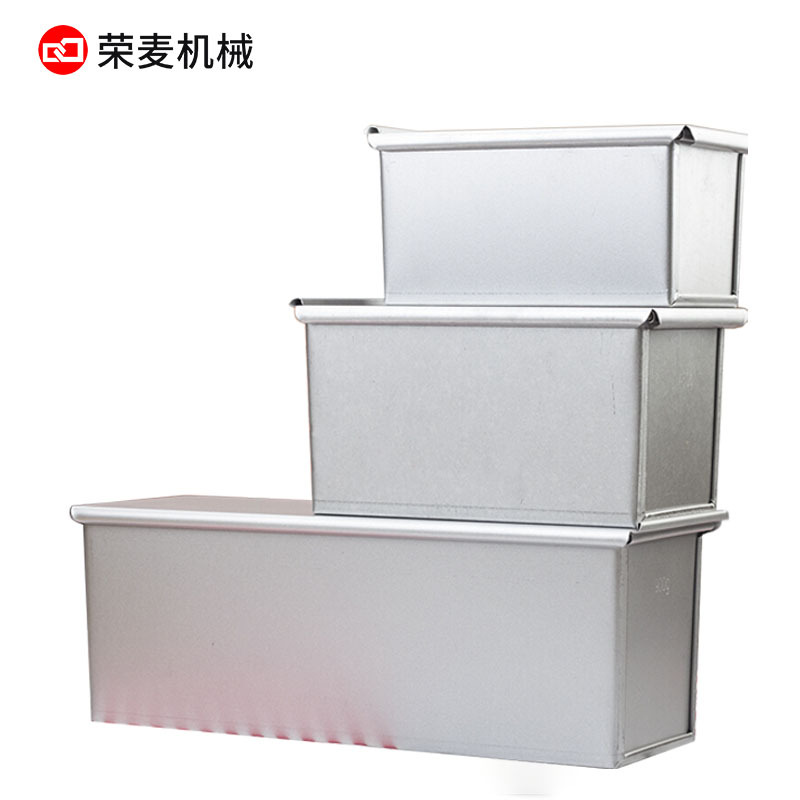 Rectangular toast mold, aluminum alloy bread and toast mold, baking tray, 450g - 1200g, toast box with lid Item Picture