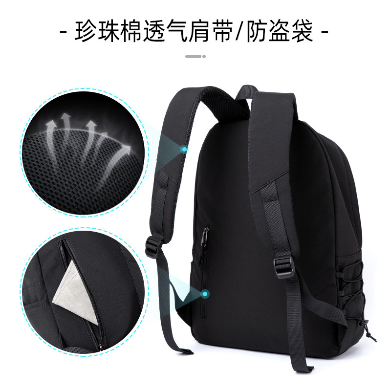 Wholesale Spot Backpack Men's Travel Bag Computer Bag Backpack Junior High School Students Schoolbag Male Bag Tide Printing Logo Application Scenario