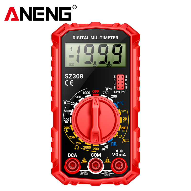 ANENG's new mini digital multimeter, a digital display multi-functional multimeter for electrical inspection and maintenance, is a household instrument Item Picture