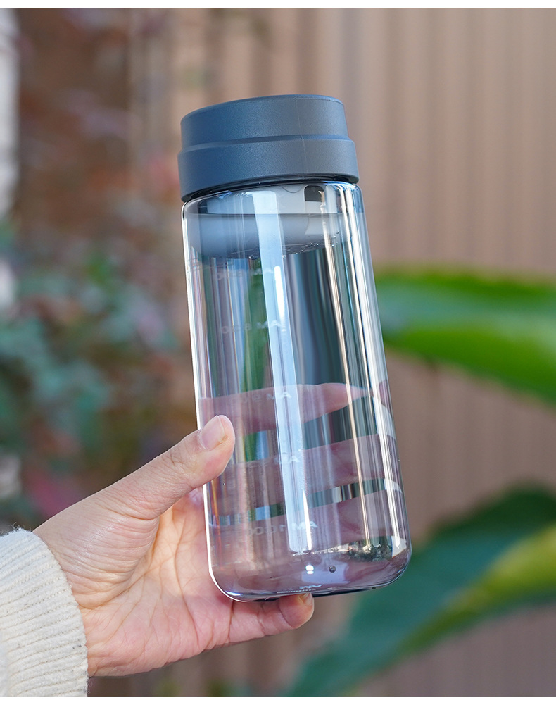 简约耐高温塑料杯可定制手提随手杯密封带过滤网礼品水杯印字logo详情19