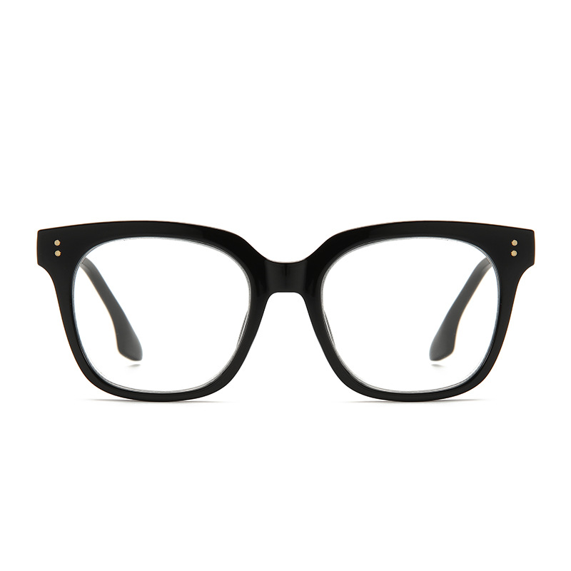 Wholesale of new square frame high-definition anti-blue light reading glasses for both men and women, retro reading glasses for the middle-aged and elderly Specification image