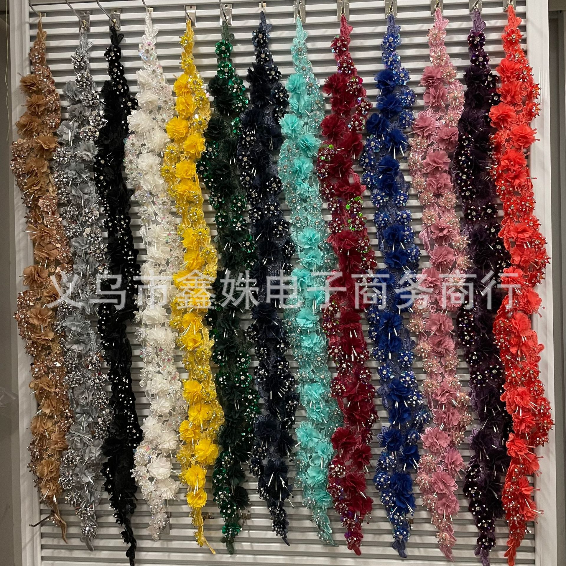 Hot items in stock are available for diy handcrafted lace trim, bead wrapping, 3D lace, barcode textile and garment lace accessories
