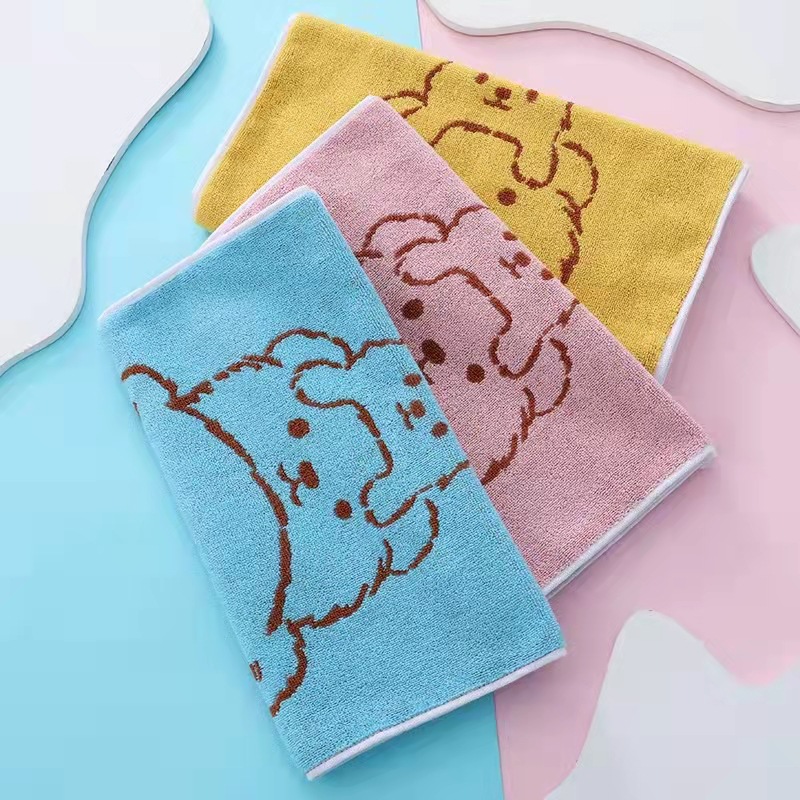 Forsweet Cotton Face Towel Thickened Face Towel Soft Absorbent Household Adult Gifts Lovely Jacquard Large Towel Wholesale details Picture