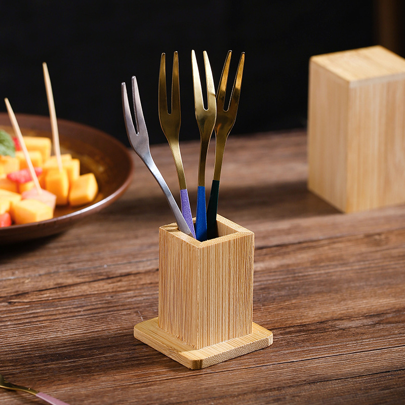 Bamboo Toothpick Box Toothpick Can Toothpick Holder Storage Box Restaurant Toothpick Box Wholesale Can Print Logo Application Scenario