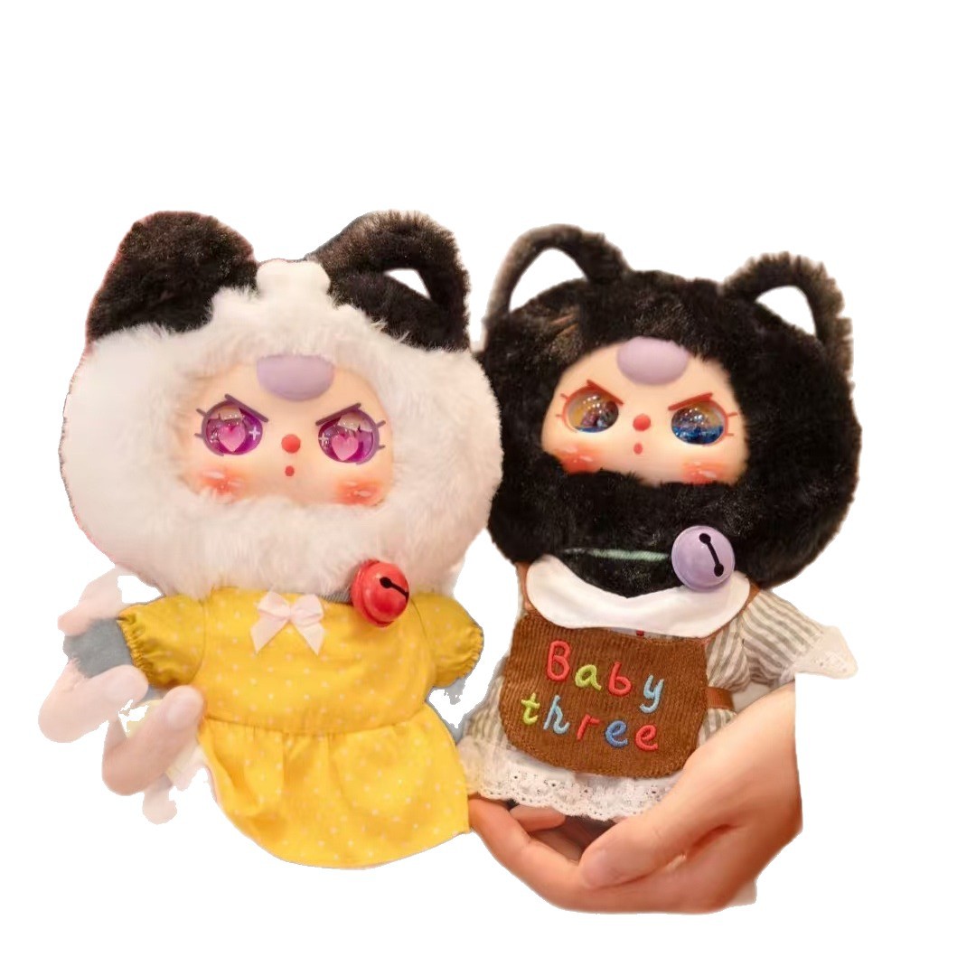 【 Genuine Product 】babythree Three-year-old Kitten Wardrobe Plush Blind Box Live-streaming Cross-border Same Style Creative figurine Item Picture