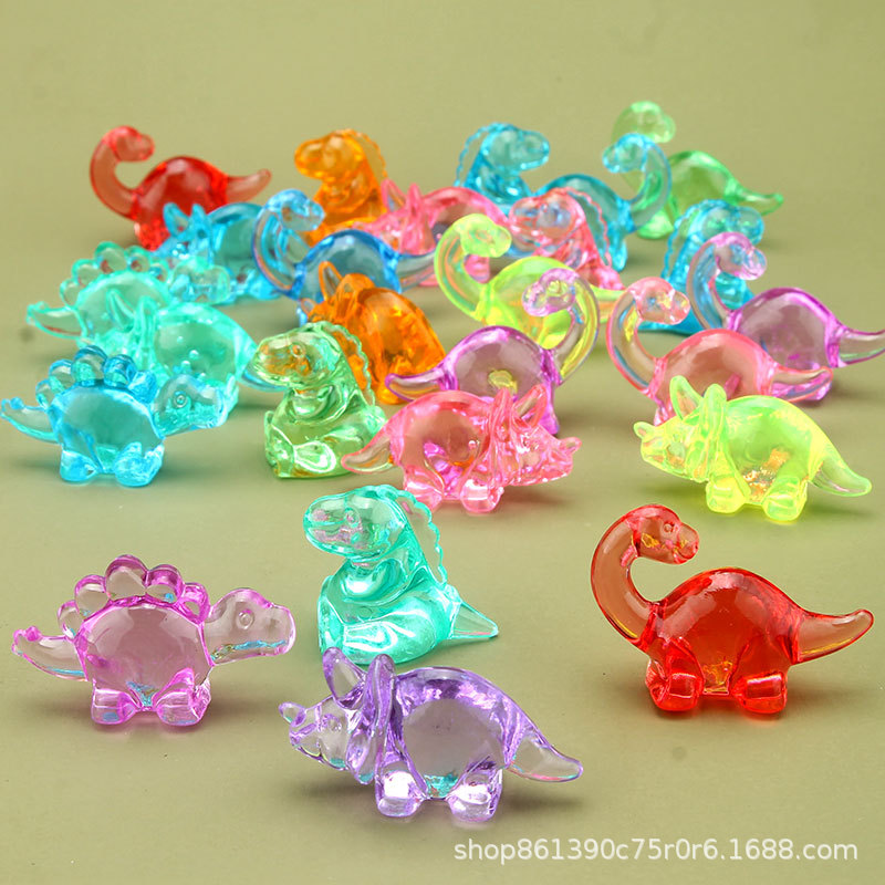 Children's gemstone toys, acrylic diamond, dinosaur, archaeological excavation, playhouse treasure, seven-color imitation crystal, educational