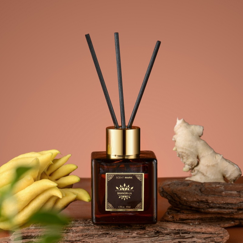 Hotel lobby aromatherapy decorative items, household indoor toilet deodorizing fragrance, Shangri-La bathroom fragrance diffuser 50ml details Picture