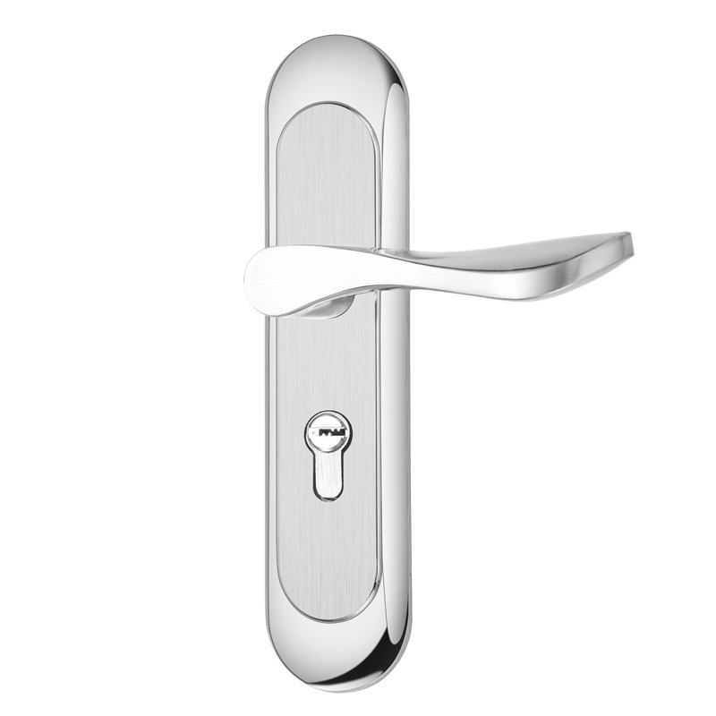 Bedroom Door Lock Indoor Household Universal Door Wooden Door Lock Door Handle Handle No Change Hole Adjustable Item Picture