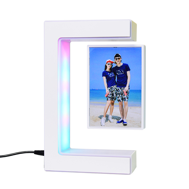 Cross-border magnetic levitation phase rotation luminous novel, unique and creative decorative items, gifts, corporate year-end party gifts and souvenirs Item Picture