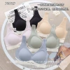 The seamless lingerie women gather together without steel rims, with a beautiful back support. The bra with a chest pad and a small back center makes the chest look larger. It has a light and sporty style Specification image