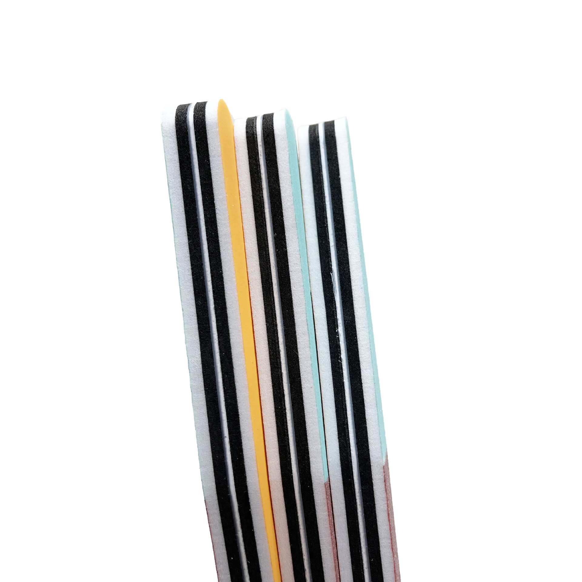 Suministro directo de fábrica engrosamiento de diamante tiras de esponja de tres lados esponja de alto impacto lijado lijado de uñas lijado de uñas pulido de uñas lijado de lijado shanilak Specification image