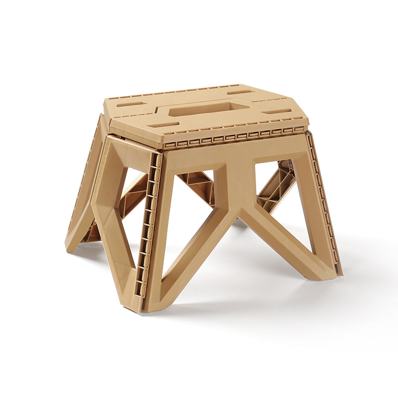 Outdoor Portable Folding Stool Mazar Square Stool Camping Hand Plastic Stool Small Stool Shoe Stool Children's Fishing Stool Item Picture