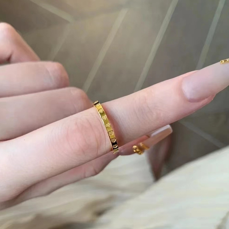 تم تصميم نظام INS الذهبي 18K Item Picture