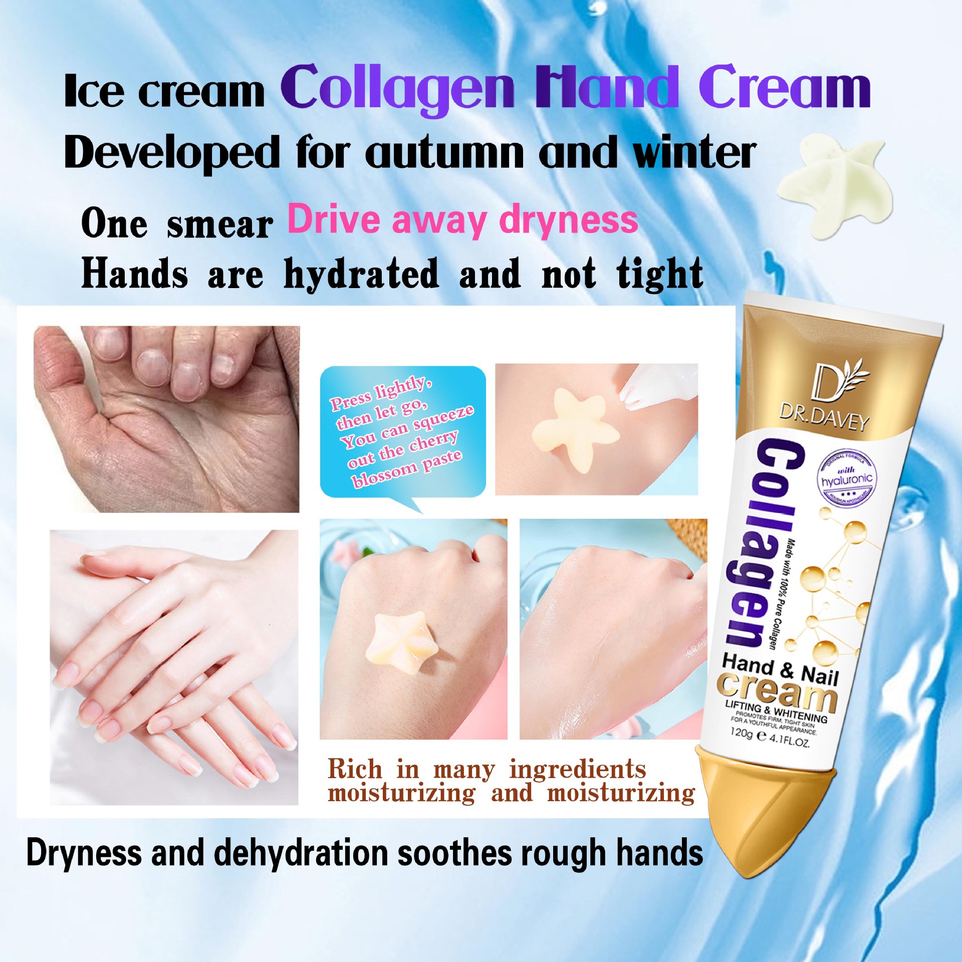 DR.DAVEY Collagen Hand Cream Specification image