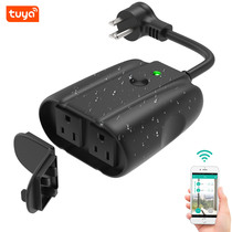 New wifi smart socket Alexa Doodle smart socket outdoor waterproof smart socket American standard