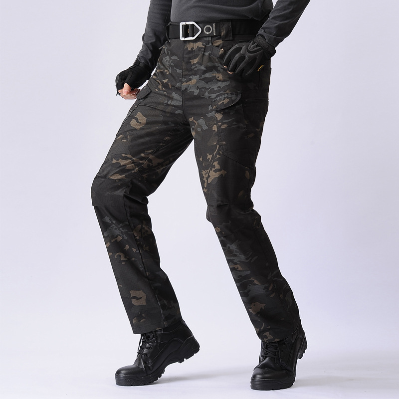 Tactical Pants Spring Male Special Forces Camouflage Pants Overalls Autumn Outdoor Multi-Bag Pants Wear Resistant Ix7 Training Pants Army Mini Pants Item Picture