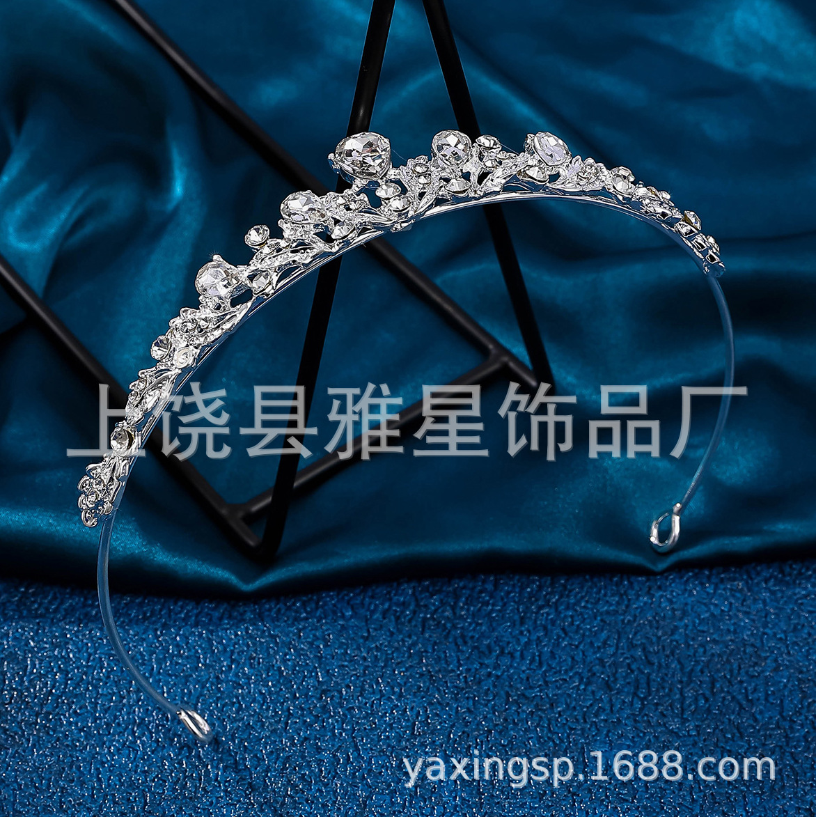 New diamond and silver princess headwear wedding dress from Europe and America, super shiny crystal bridal hair crown, princess crown Application Scenario