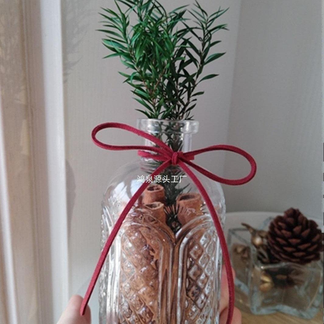 Cinnamon Wealth Bottle Decoration Narrow Mouth Vase Wealth Pot Belly Home Decoration Fragrance Fragrance Cinnamon Stick Jewelry Aromatherapy