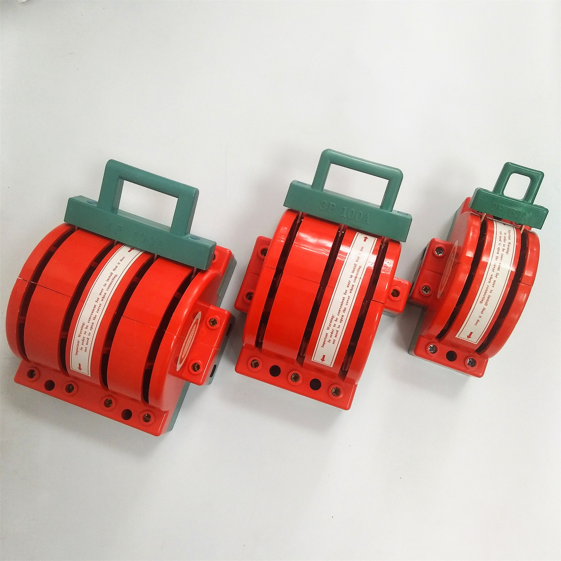 外贸双向倒顺闸刀单相2P3P4P三相电双电源切换开关32A63A100A160A