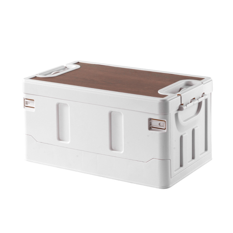 Processing Custom Outdoor Storage Box Plastic Family Car Multifunctional Folding Camping Storage Box Batch Item Picture
