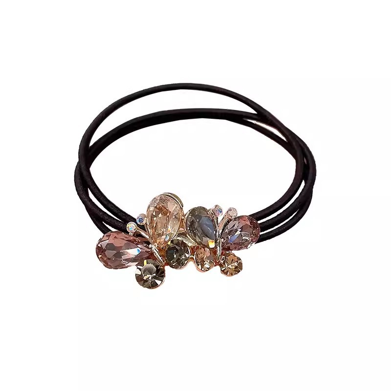 发圈/发夹/头绳/头绳女秋冬气质/发绳白底实物图