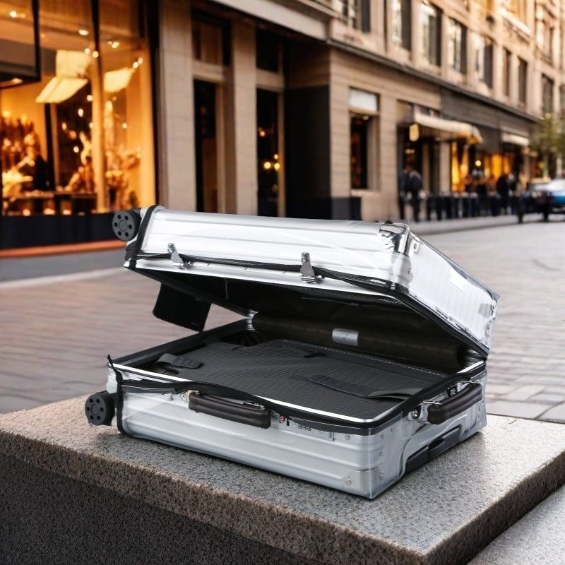 Thickened suitcase protective cover, transparent trolley case, travel case cover, dust cover, 20/24/26, 28 inches, wear-resistant and waterproof Application Scenario