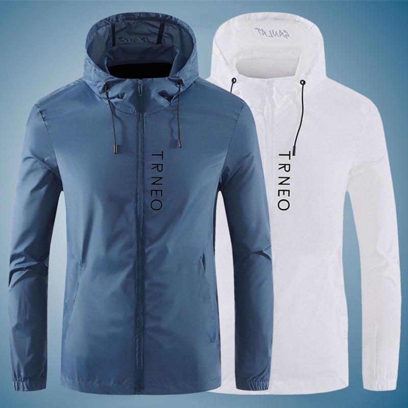 Summer Outdoor Sunscreen Clothing Men And Women Skin Trench Coat Breathable Cool Long Sleeve Anti-Ultraviolet Protective Clothing