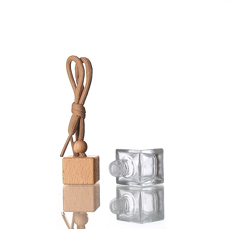 5ml square perfume pendant, perfume bottle pendant, empty bottle hanging decoration wholesale Item Picture