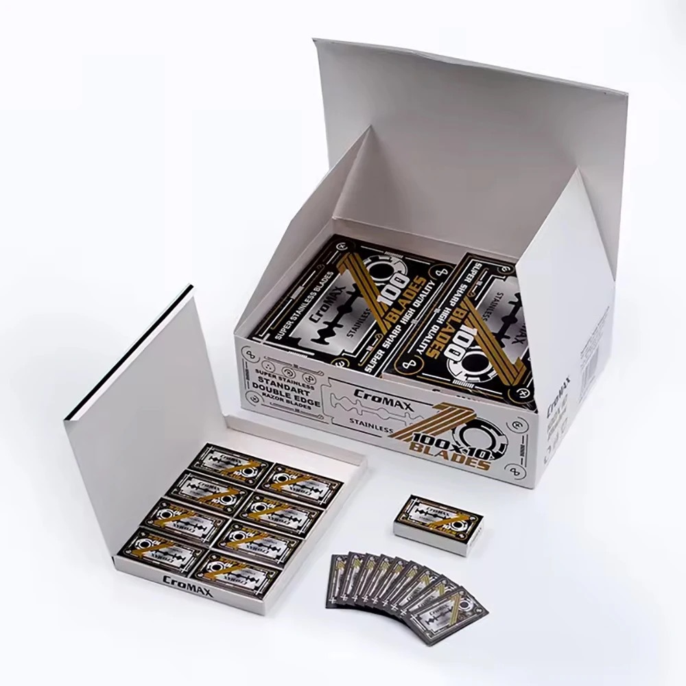 通用双面刀片不锈钢老式刀片手动剃须刮胡刀双面剃须刀片男士刮胡详情图3