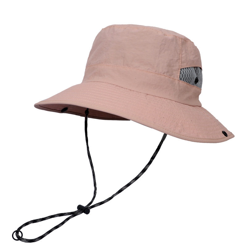 Summer Solid Color Quick Drying Fisherman Hat Uv Protection Visor Mountain Outdoor Fishing Hat Camping Hiking Hat Men Specification drawing