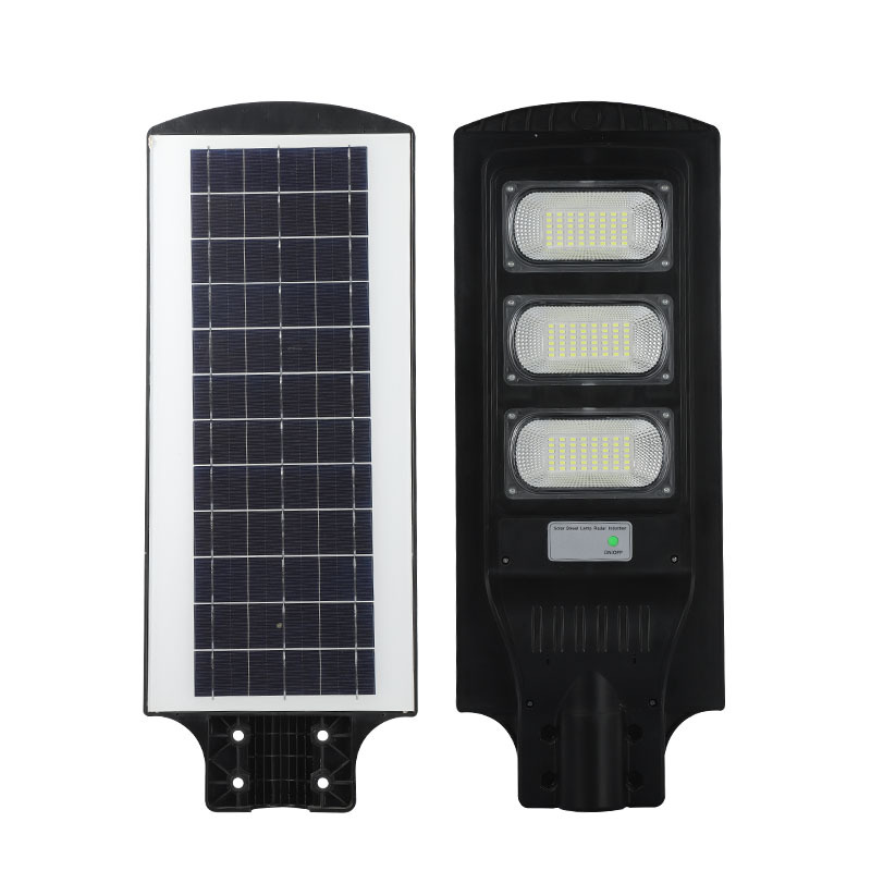 可遥控户外太阳能一体化路灯80W智能感应高亮防水LED灯具批发详情图1