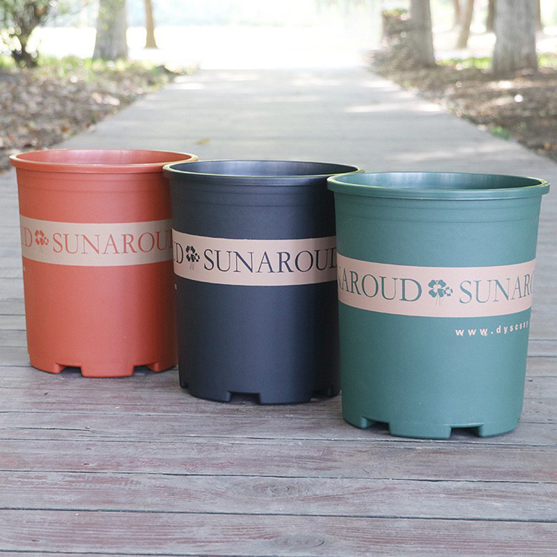 加仑盆加厚矮胖控根盆阳台种菜盆栽绿植多肉月季大号塑料花盆批发