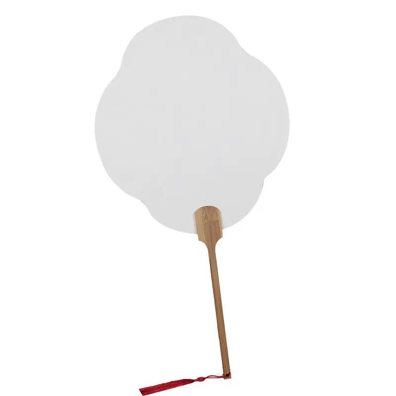 宣纸漆扇扇子国风扇子摆摊漆扇空白扇子diy非遗漆扇材料宣纸团扇详情图5