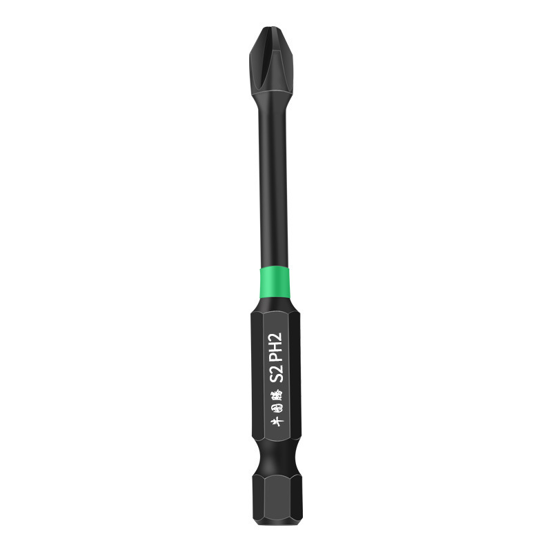 High Hardness Tungsten Steel Non-Slip Durable S2 Material Ph2 Strong Magnetic Wear-Resistant Hexagonal Handle Hand Electric Drill Wind Batch Impact Bit Head Item Picture