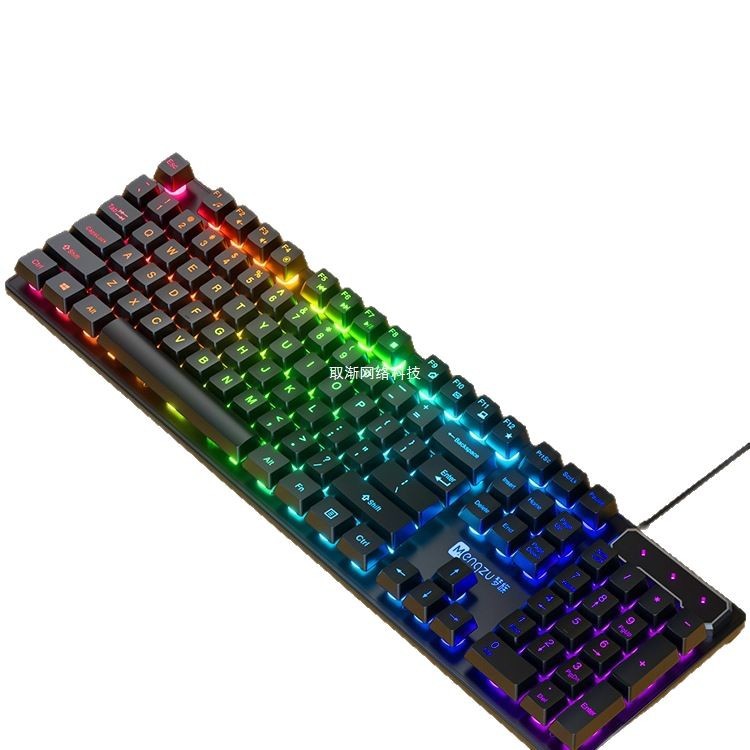 Black Widow Keyboard and Mouse Set, Wired Headphones, Three-piece Set, Laptop, Mechanical Gaming Pad Item Picture