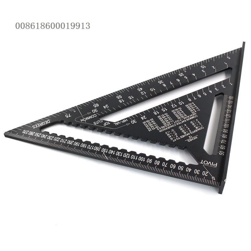 木工三角尺直角尺/ruler/木工工具/五金工具细节图