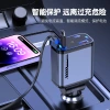 120W super-fast charging Starry Sky Top car 6A charger, telescopic one-to-four multi-functional RGB racing atmosphere light Specification image