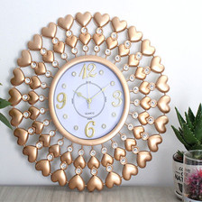 北欧简约现代时钟挂钟客厅家用时尚轻奢钟表装饰钟创意个性挂墙表
