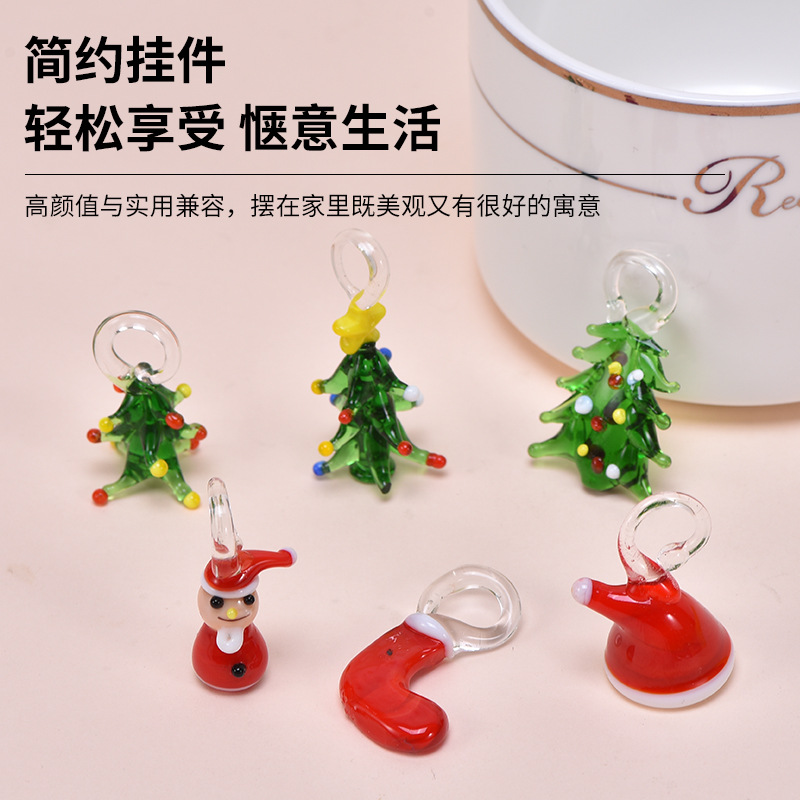 Handmade Glass Pendants, Cute Chinese Trend Girl Style Bracelet Earrings, Exquisite Diy Headwear Accessories Specification drawing