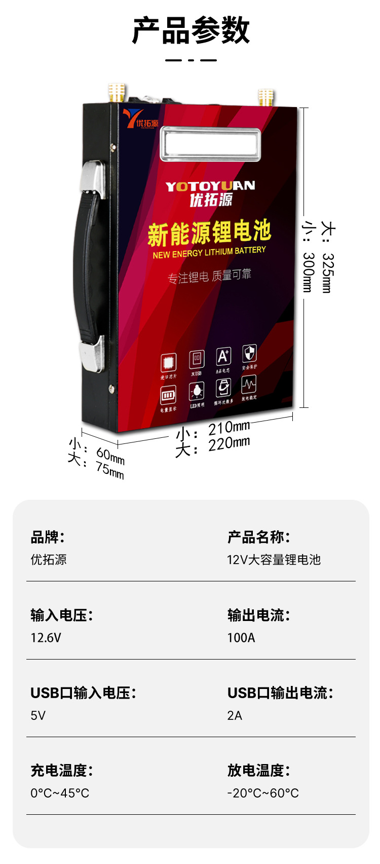 Wholesale of portable outdoor large-capacity 12V lithium battery ternary polymer mobile power banks, electrical and electronic batteries pic 16