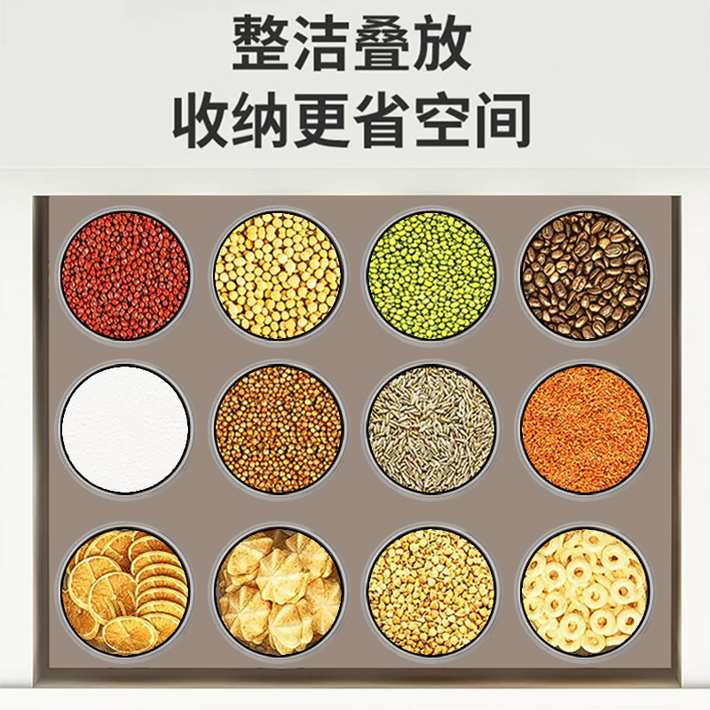 Grain and cereal storage tanks, rice buckets, household insect-proof and moisture-proof food-grade dry goods plastic storage boxes, snack sealed cans Application Scenario