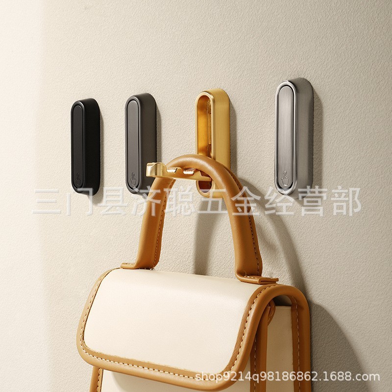 现代简约可折叠挂衣钩锌合金收纳衣帽鞋包挂钩家具五金挂钩现货