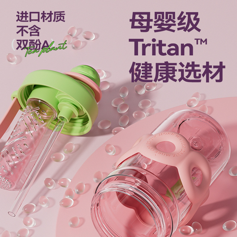 儿童杯子/杯子/水杯儿童夏季可爱/吸管杯/水杯学生夏季户外细节图