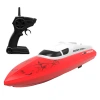 New cross-border remote-controlled boat, wireless electric, long-range, high-speed, 2.4G rechargeable speedboat model, mini for children on water Item Picture