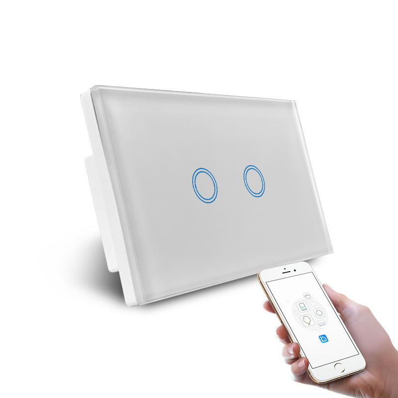 Smart switch, Australian and American standard wifi graffiti switch, 118/120 type mobile phone remote Zigbee wall switch Item Picture