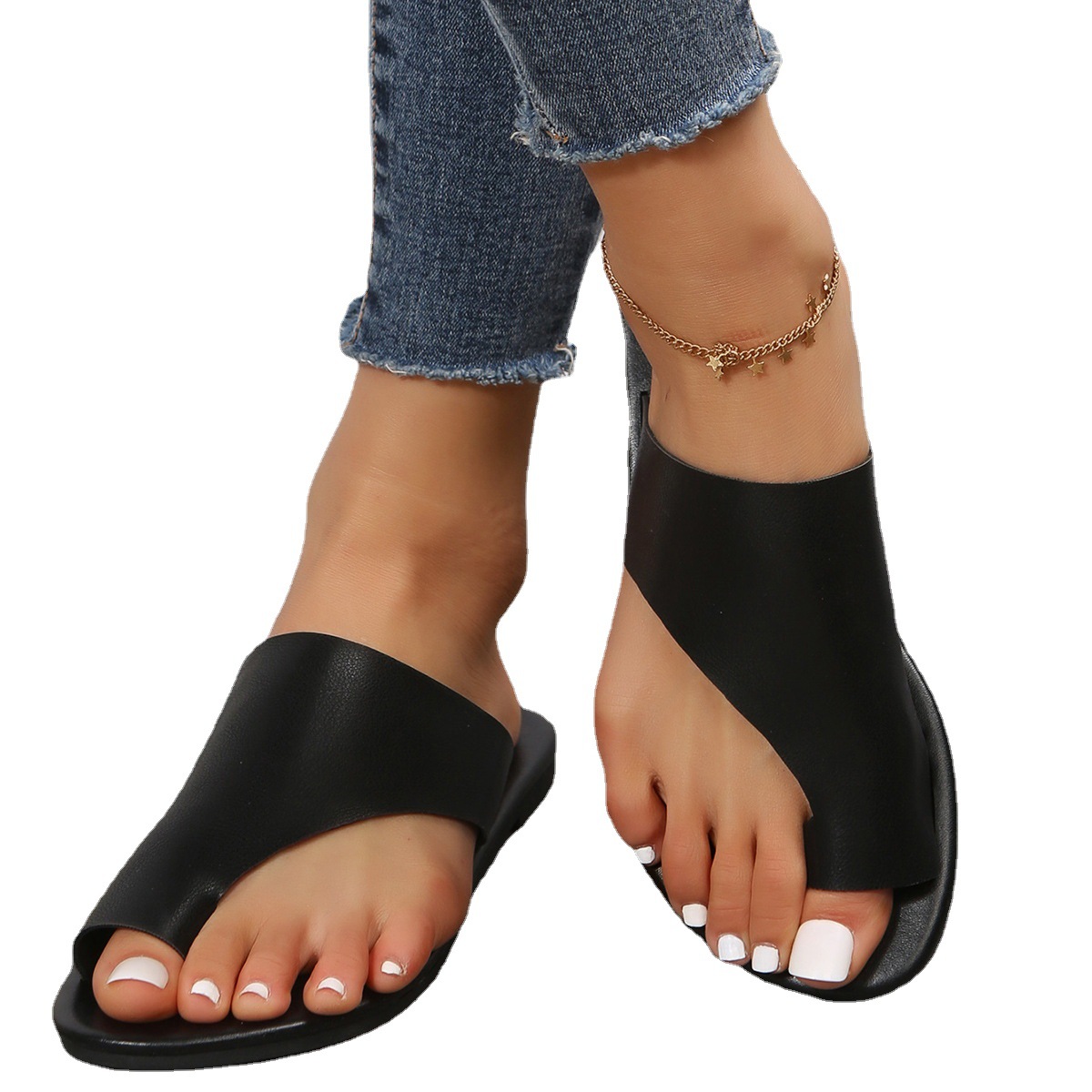 凉鞋/松糕拖鞋/洞洞鞋/凉鞋女鞋/洞洞鞋厚底白底实物图